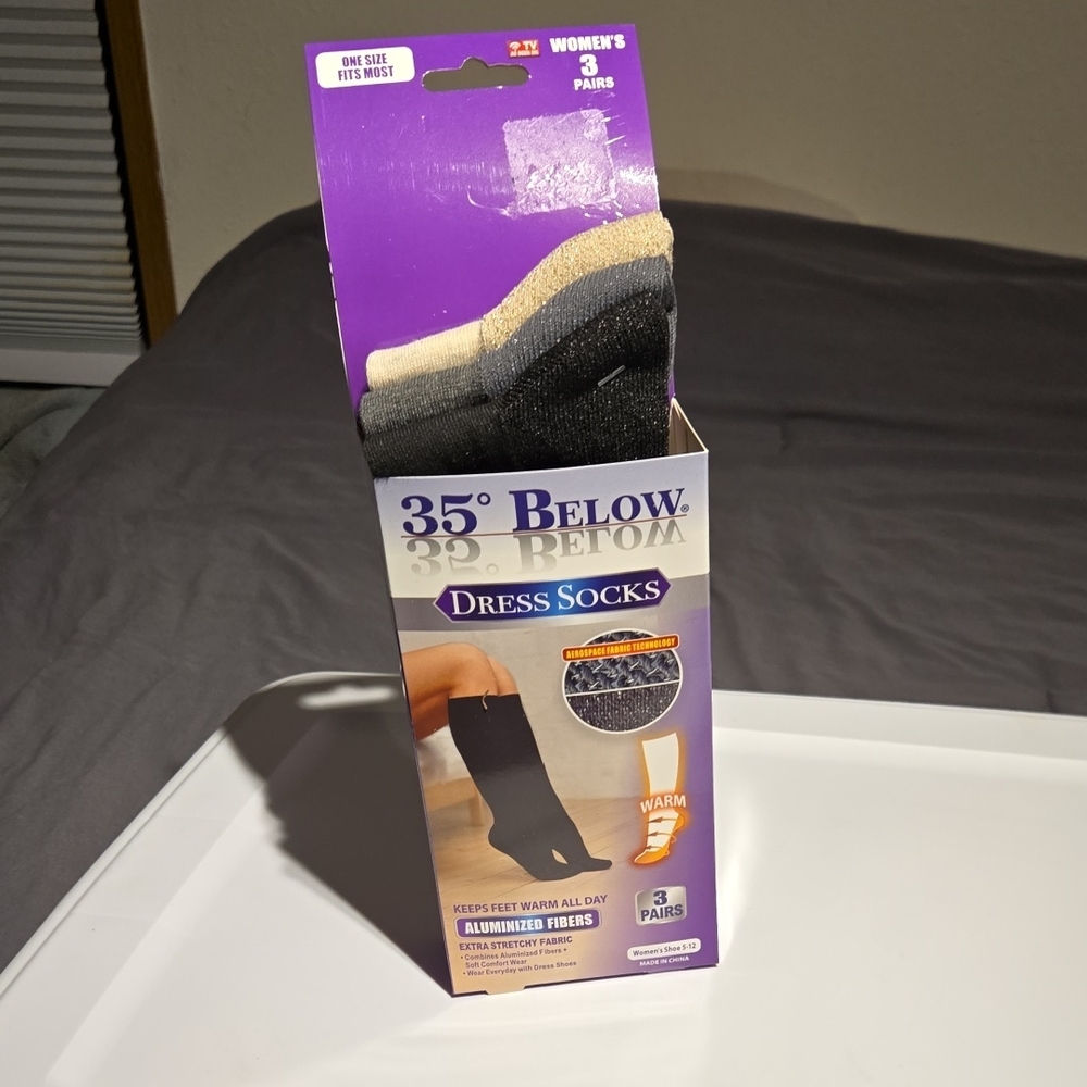 35 degree Below  Dress Socks for Cold Weather Comfort